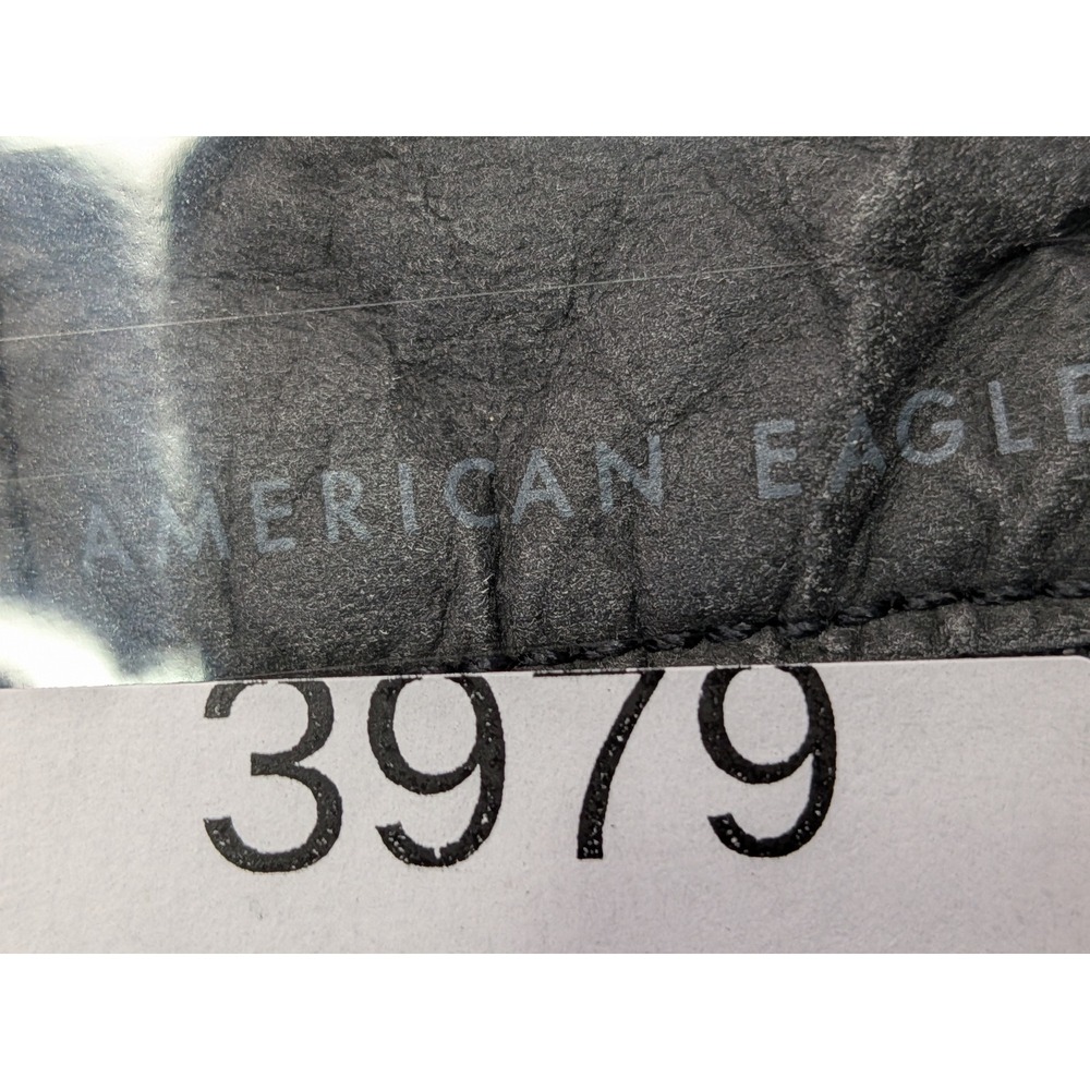 American Eagle Outfitters Womens Charcoal Black Baggy Jeans Size 14 Short - Picture 12 of 12